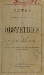 Notes from lectures on obstetrics