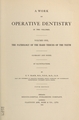 A work on operative dentistry