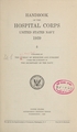 Handbook of the Hospital Corps, United States Navy, 1939