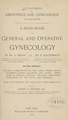 Cyclopaedia of obstetrics and gynecology